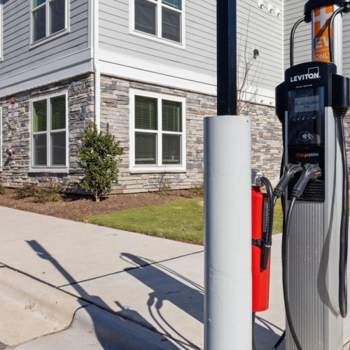 Everything you need right at your fingertips electric vehicle charging station